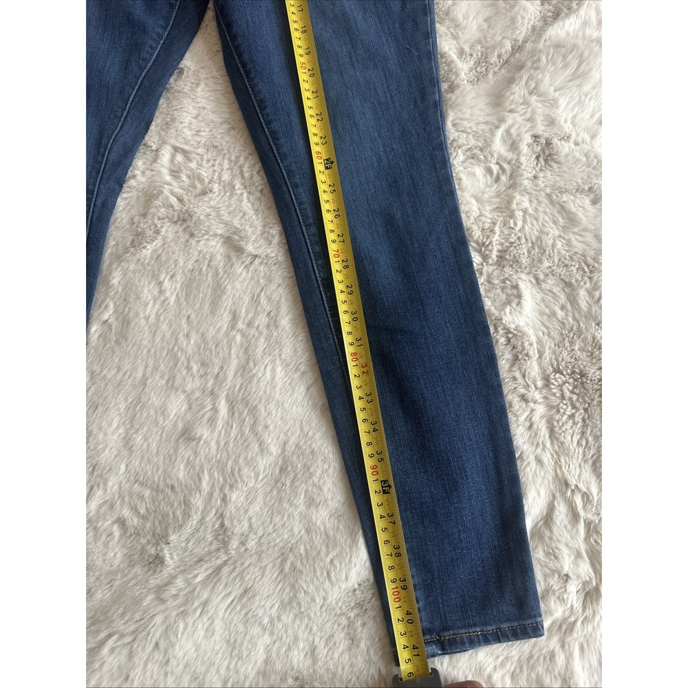 Signature Levi Strauss High Rise Skinny Jeans Women Blue Size W32 L32 - Picture 2 of 14